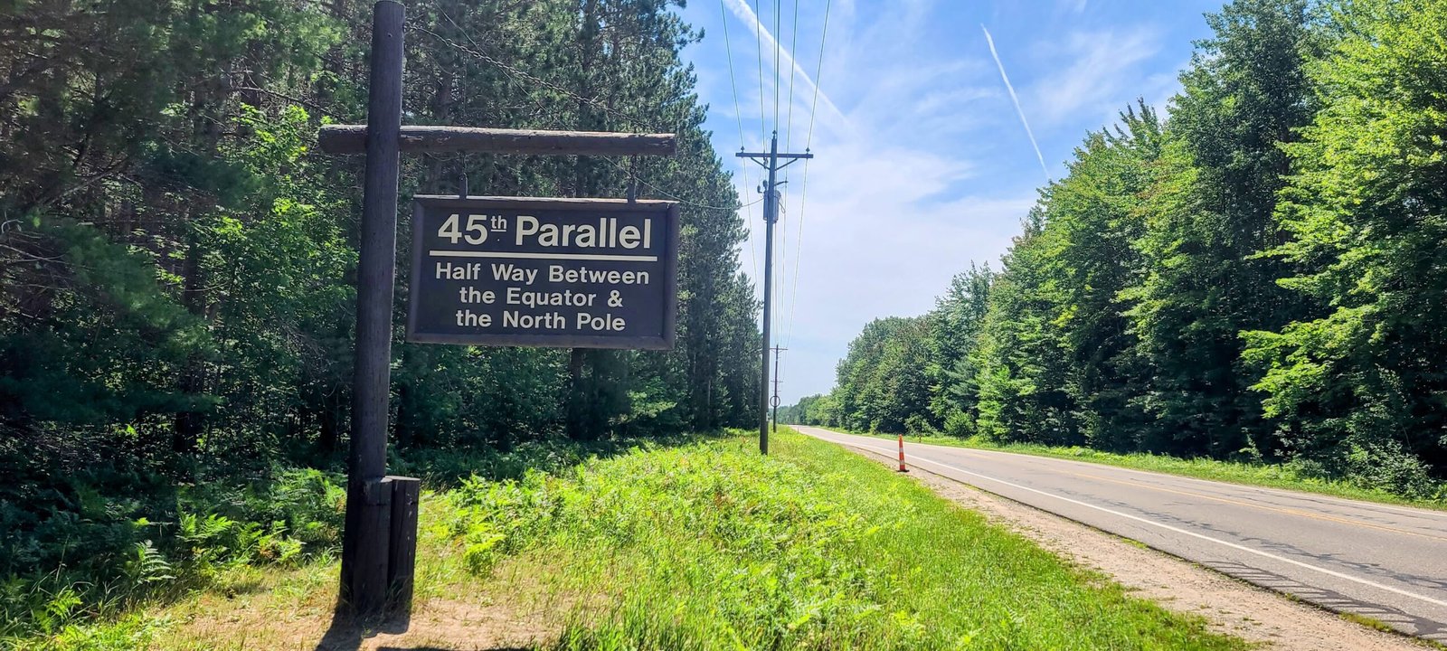 45th Parallel Sign Gaylord