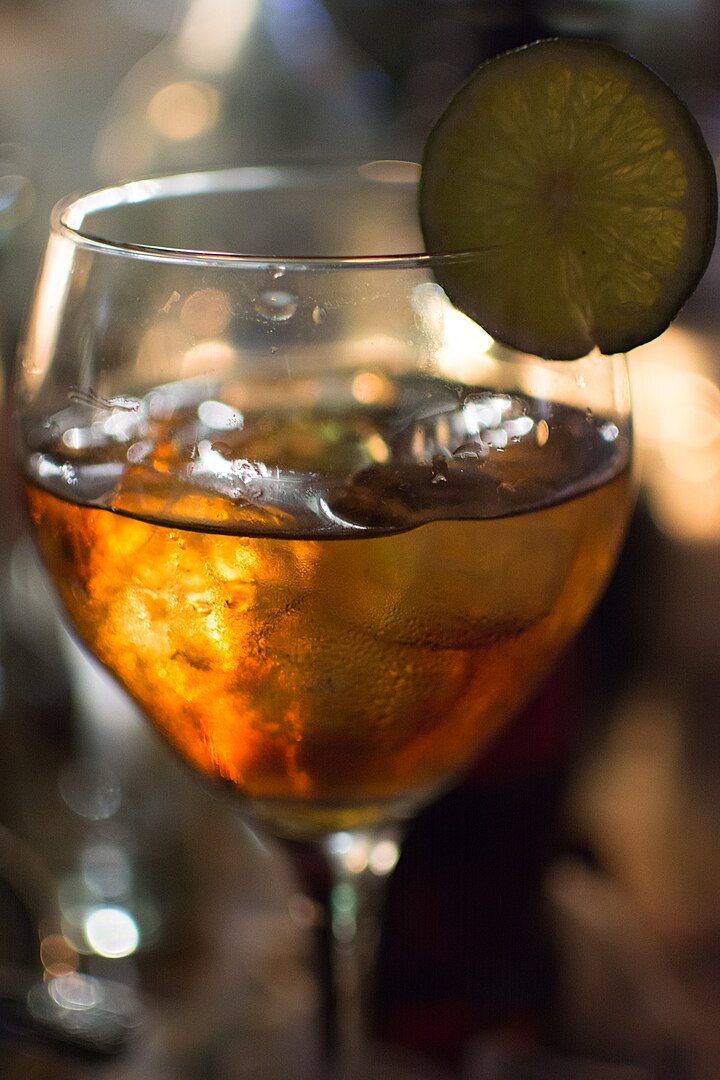 A nice refreshing Cuba Libre after sunset is a good way to bring out a smile.