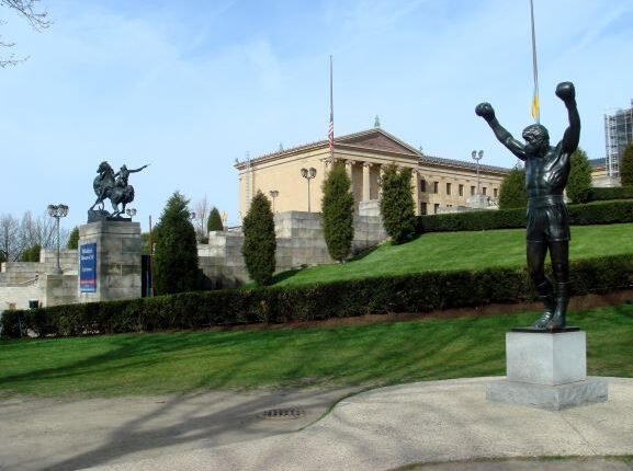 Rocky Statue