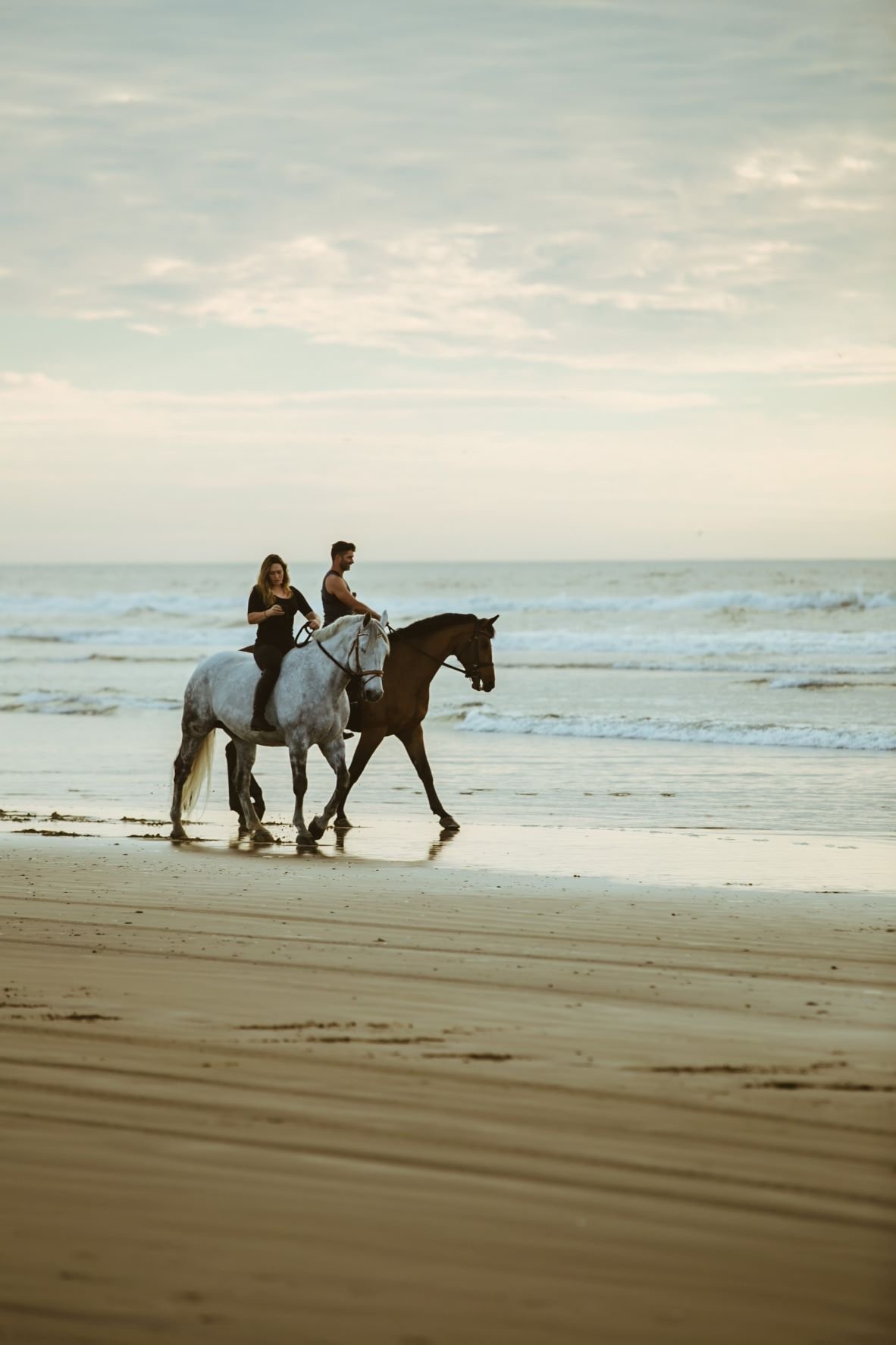 Horseback Riding on a Beach