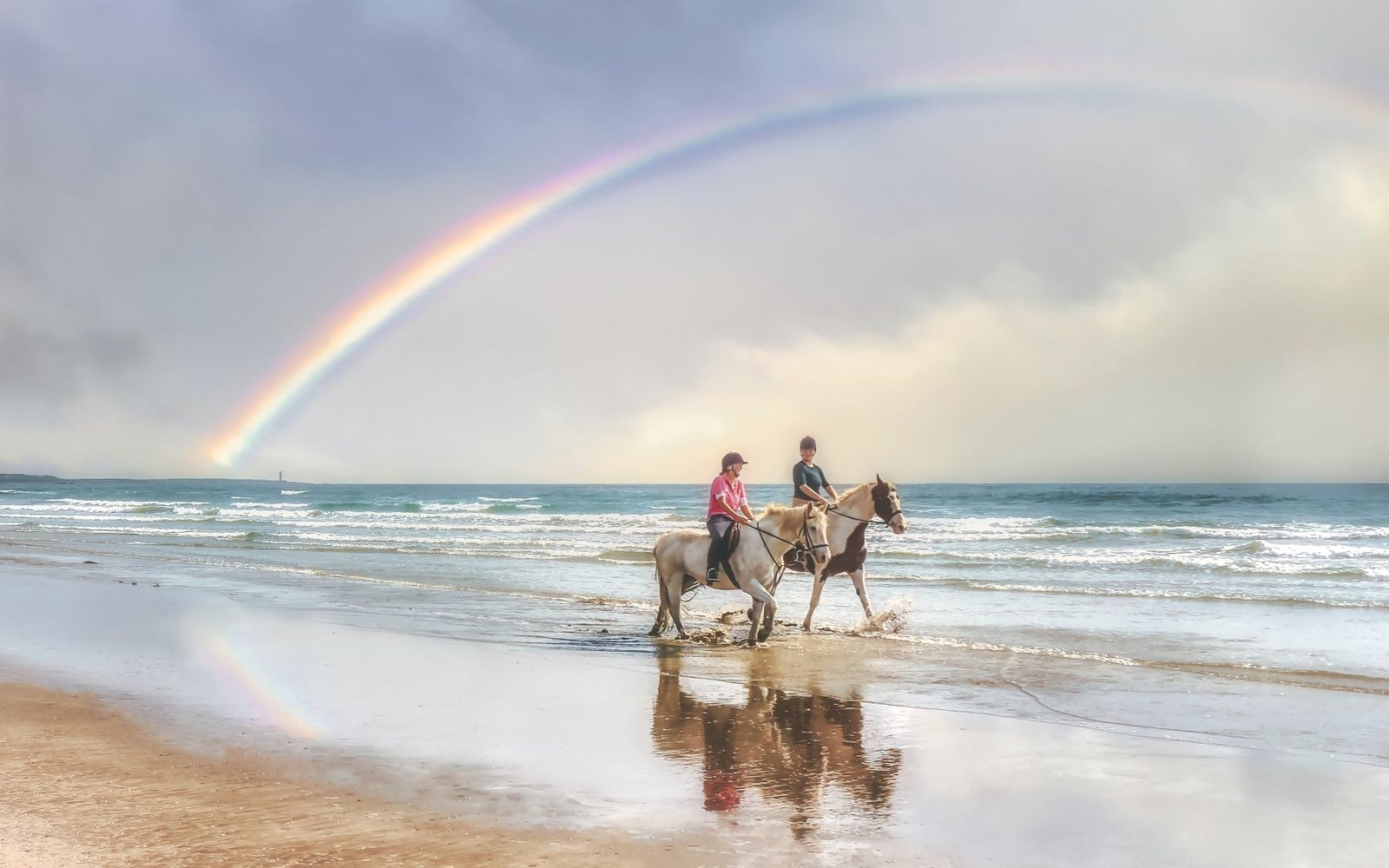 Horseback Riding on a Beach