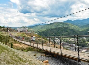 Gatlinburg Suspension Bridge & Mountain SkyLift: Views of the Smokies
