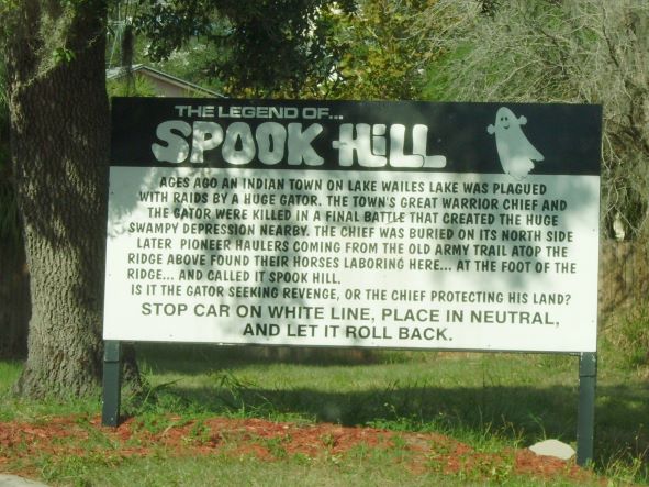 Spook Hill. Lake Wales, Florida