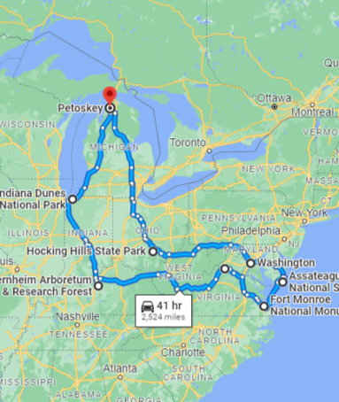 Road Trip Itinerary