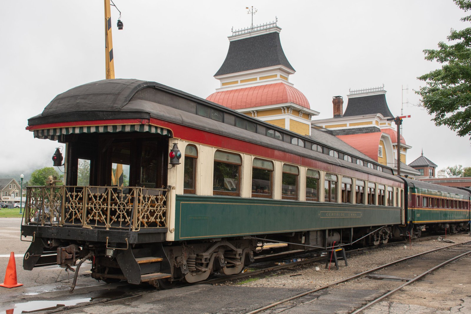 gertrude train at the station