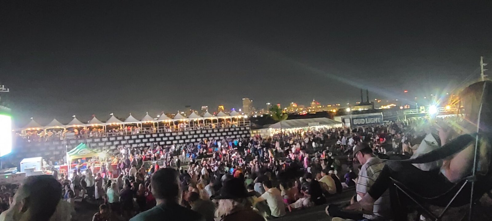 New Orleans from Main Stage at Gretna Fest