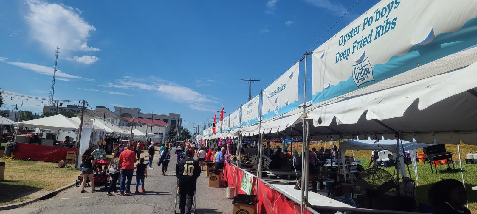 Food Line at Gretna Fest