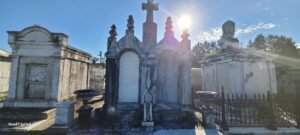 tombs in a cemetery