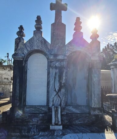 tombs in a cemetery