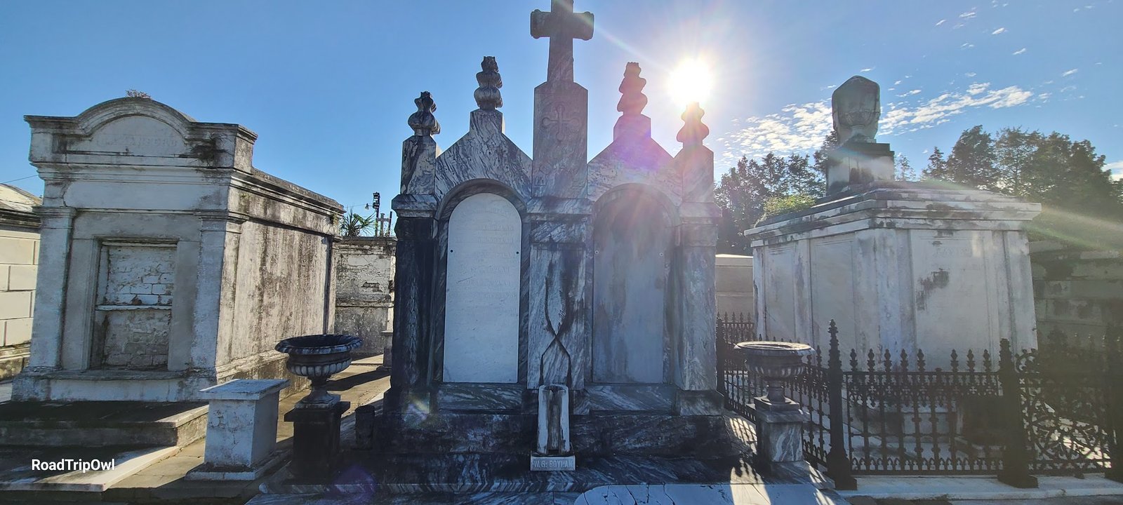 tombs in a cemetery