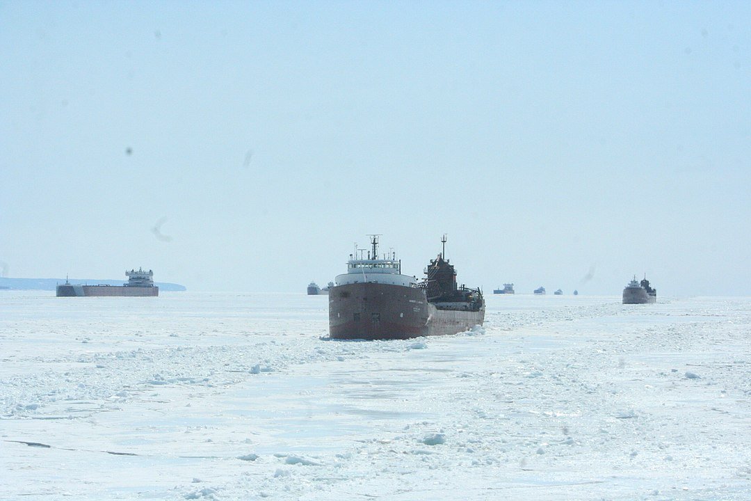 Ice breakers in Sault Ste. Marie michigan