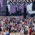 Crowd at Lit at Boardwalk Rock Ocean City Maryland