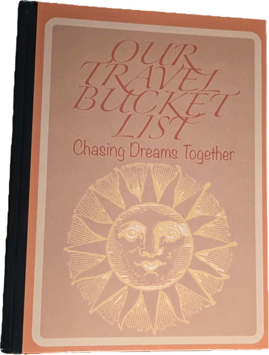 our travel bucket list book cover