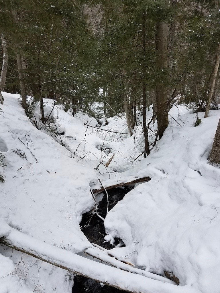 Eben Ice caves Michigan up