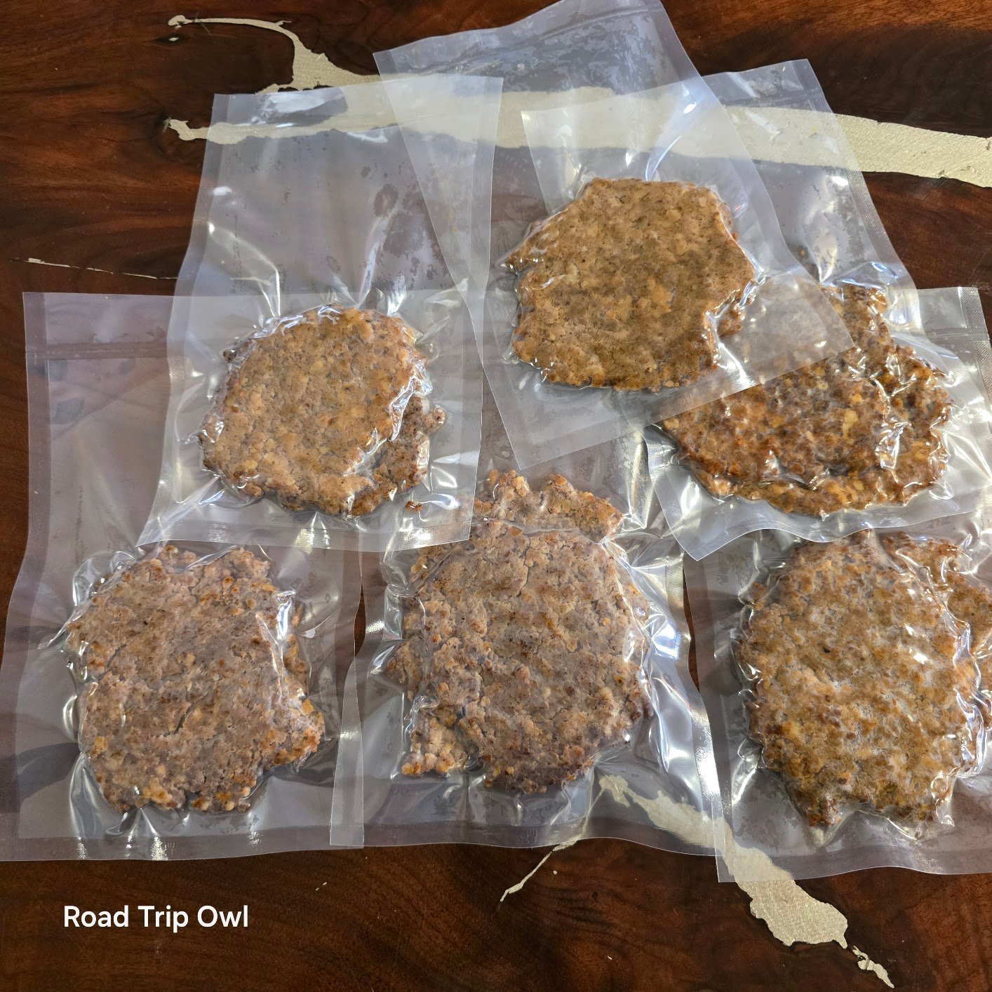 cooked sausage patties vacuum sealed — best vacuum sealer for meat